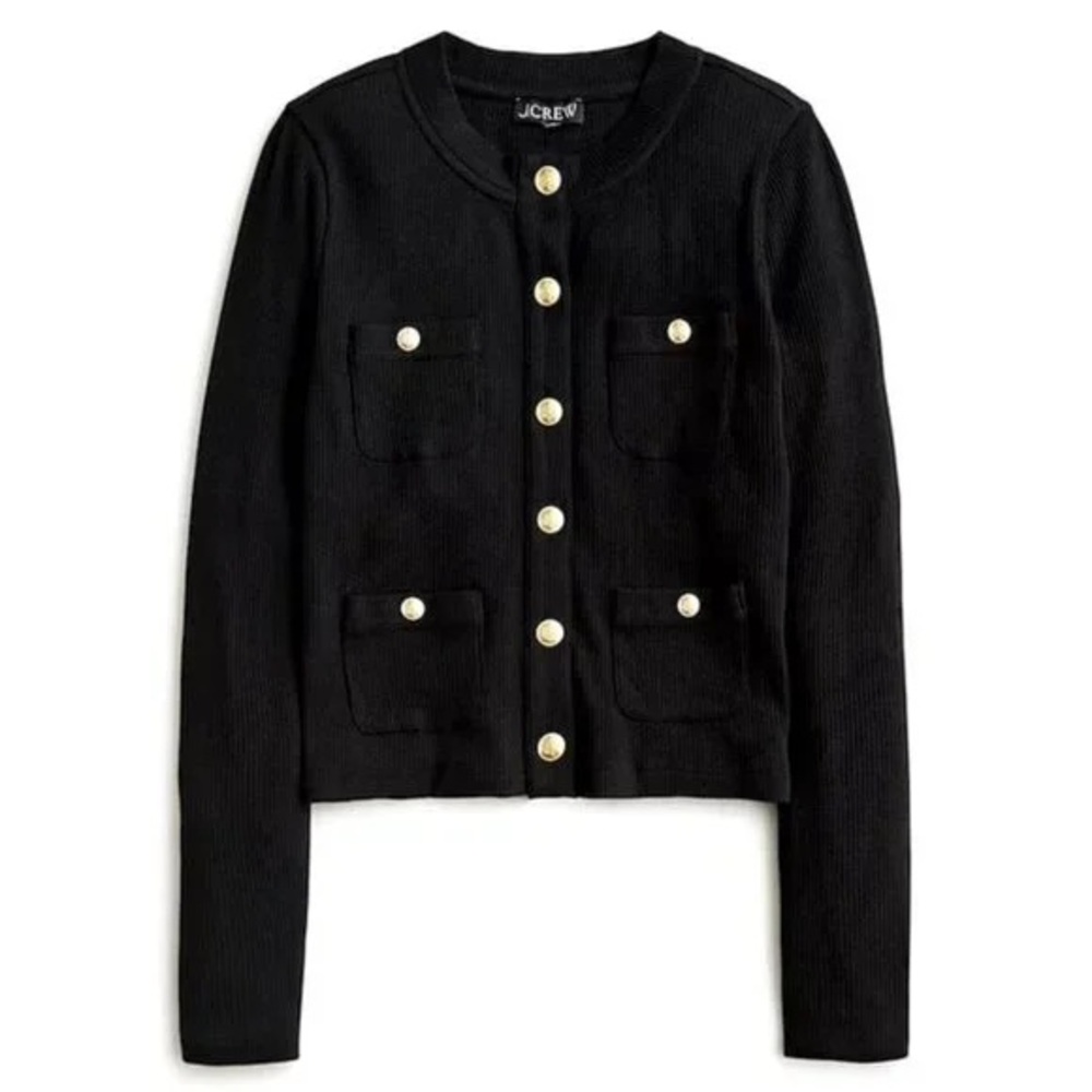 J. Crew Black Cardigan Sweater
